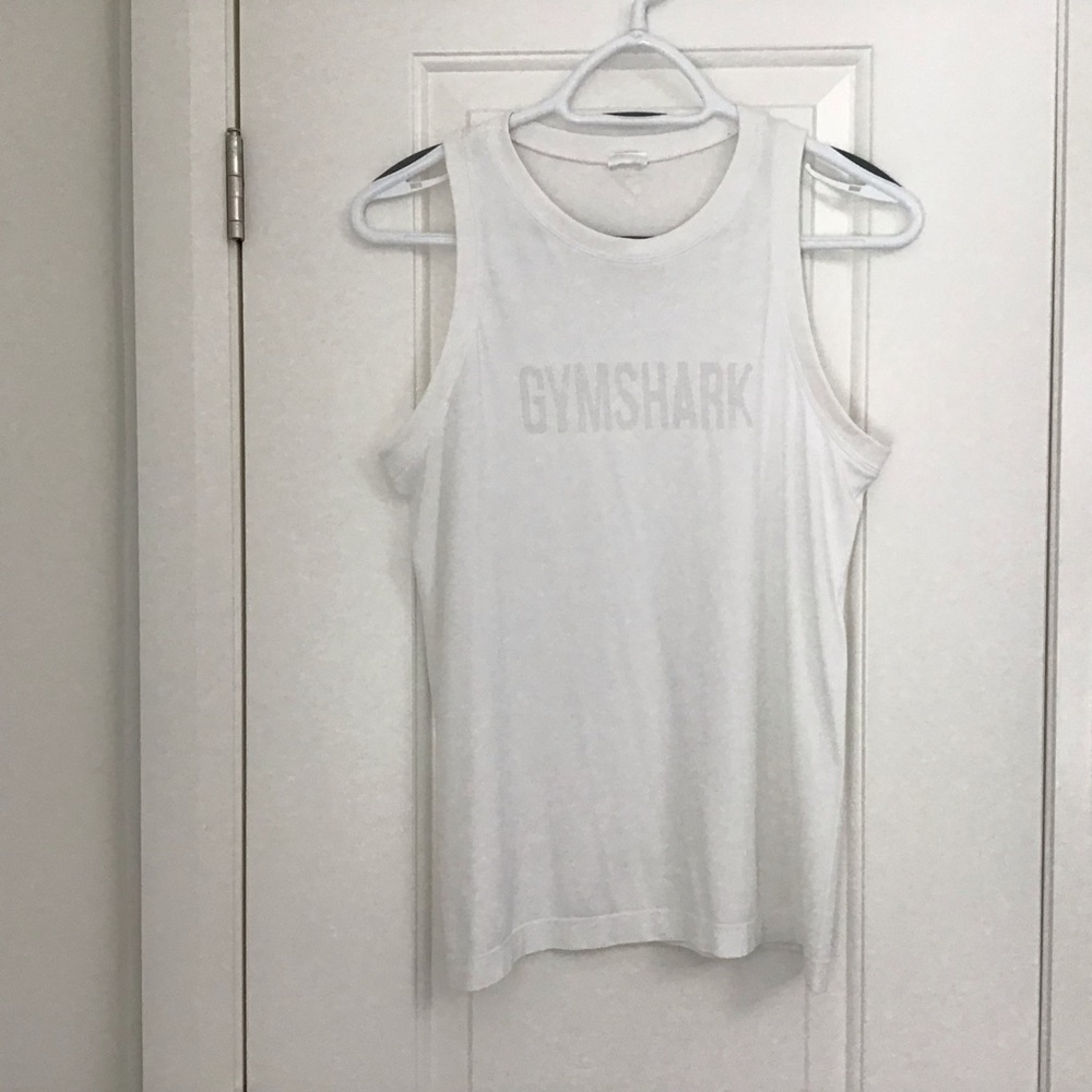 Gymshark white tank top